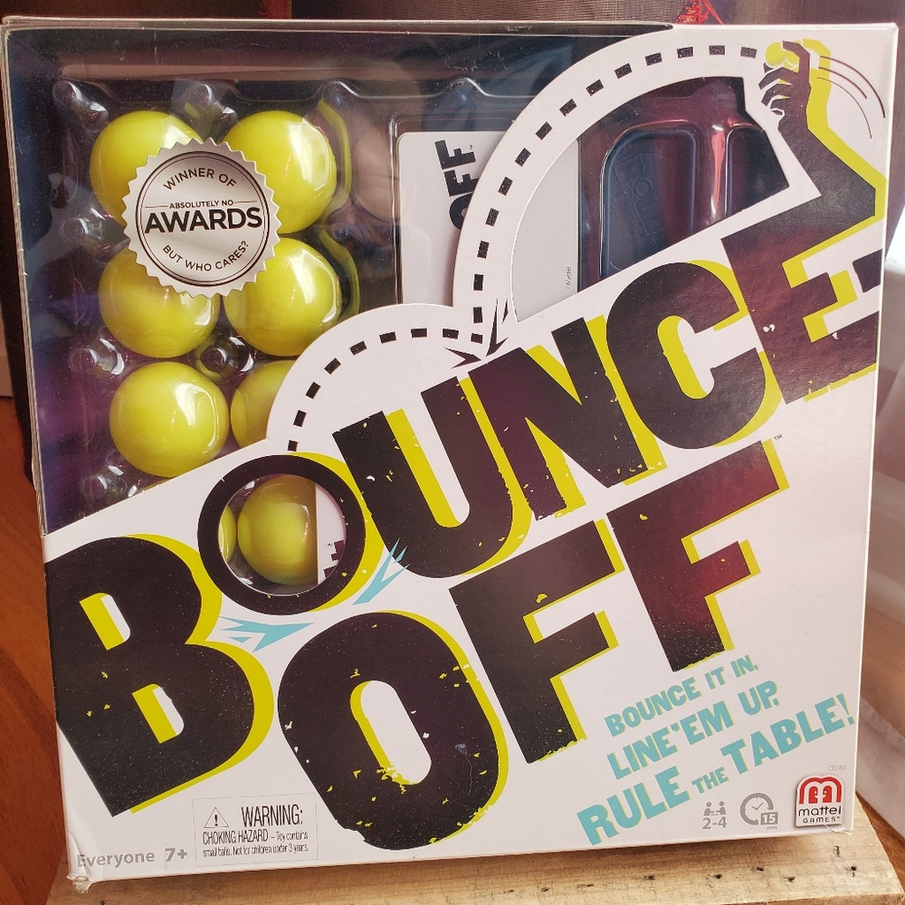 Bounce-Off Board Game| Two or More Players Ages 7+| Mattel Games